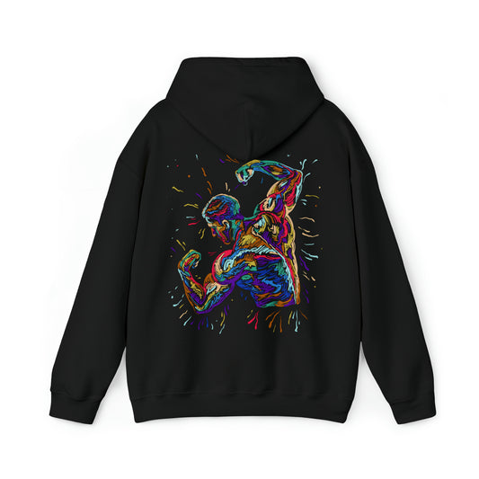 Flexing Back Hooded Sweatshirt