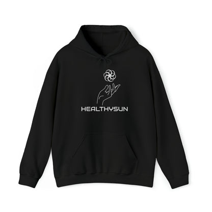 HealthySun Hooded Sweatshirt - Grey Logo